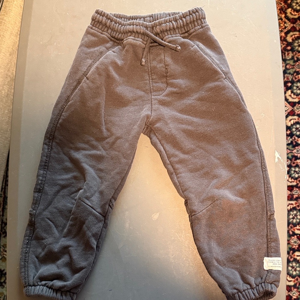 Zara Charcoal Kids Jogger Pants